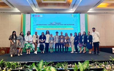 PSU DOST1 FIC showcases Research at 2nd SEAMEO International Conference on Food and Nutrition (ICFN)